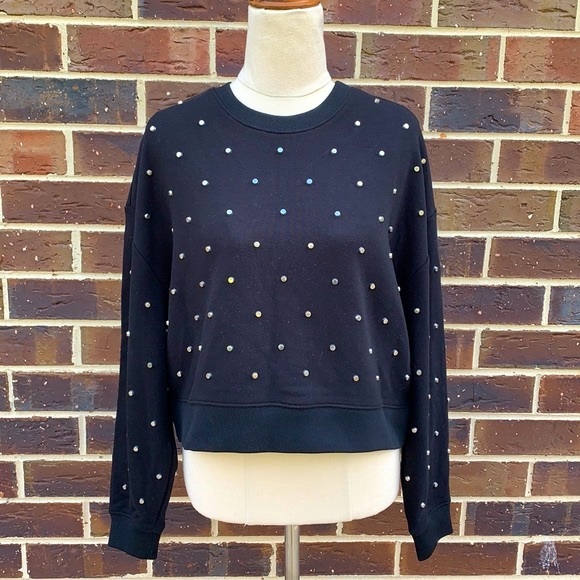 ROMEO & JULIET COUTURE | Black studded sweater - Picture 2 of 6
